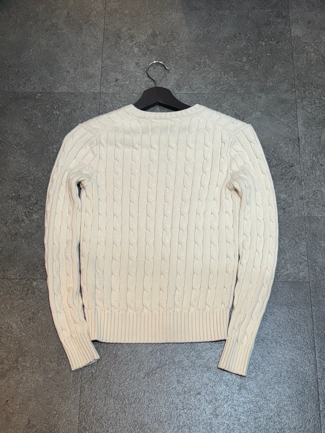 폴로 랄프로렌 케이블 꽈배기 니트 스웨터 S 상품이미지3