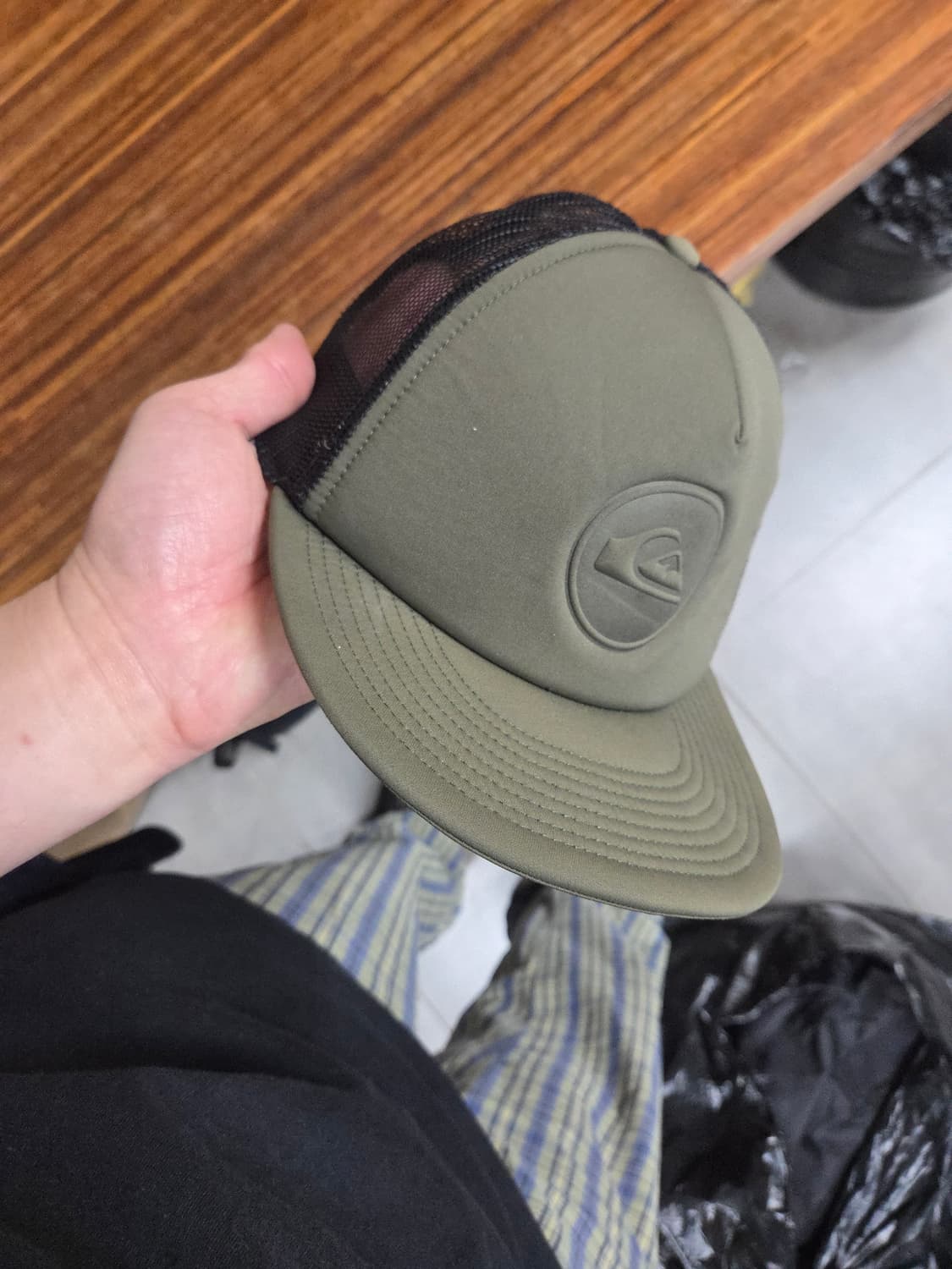 퀵실버 메쉬 트러커 모자 프리  상품이미지6