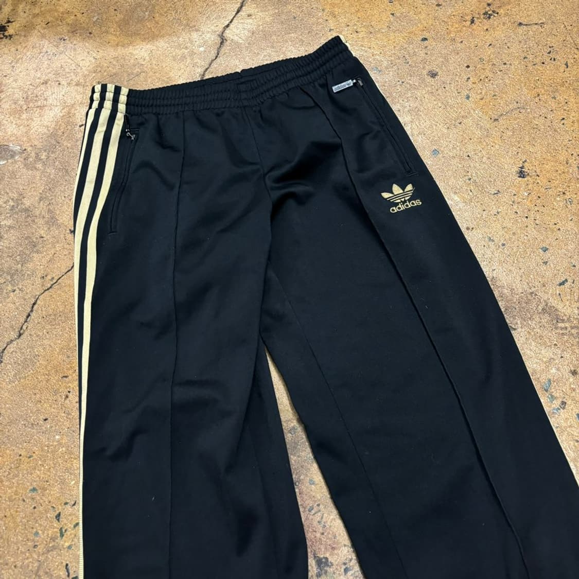 [정품/90] 아디다스 검금 블랙 트랙 팬츠 삼선 상품이미지1