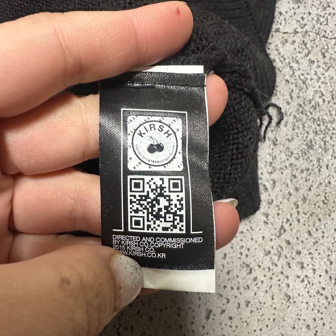 ✨ (바배) 키르시 블랙 니트 가디건 상품이미지4