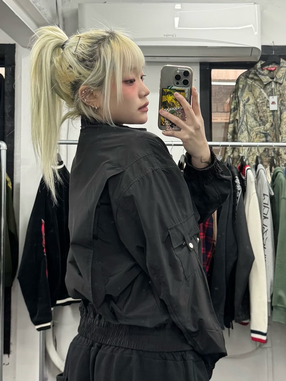 VTG 투웨이 나일론 바람막이 상품이미지7