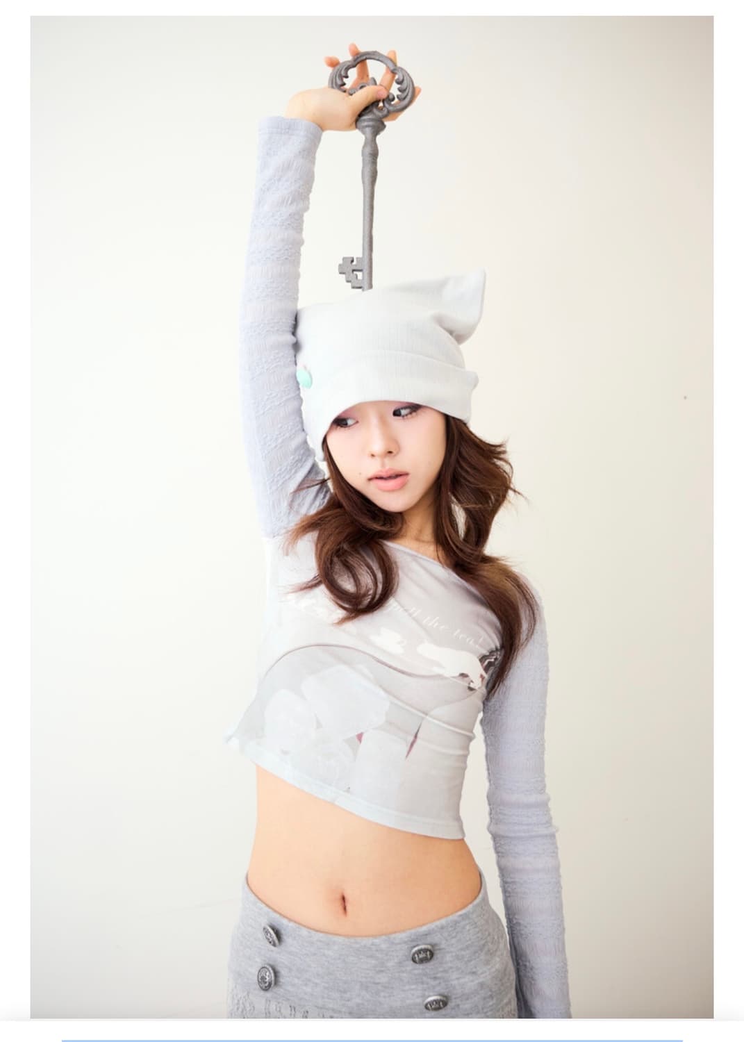 honkyo 혼쿄 Lacey Spoon Long Sleeve Tee 상품이미지4