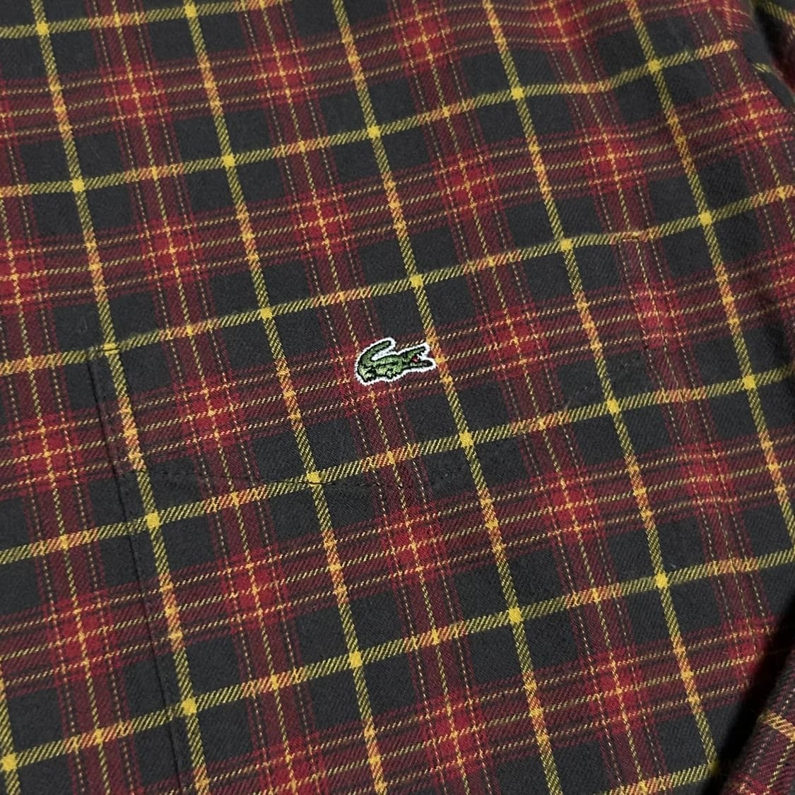 [M] Lacoste 라코스테 클래식 체크셔츠 상품이미지3