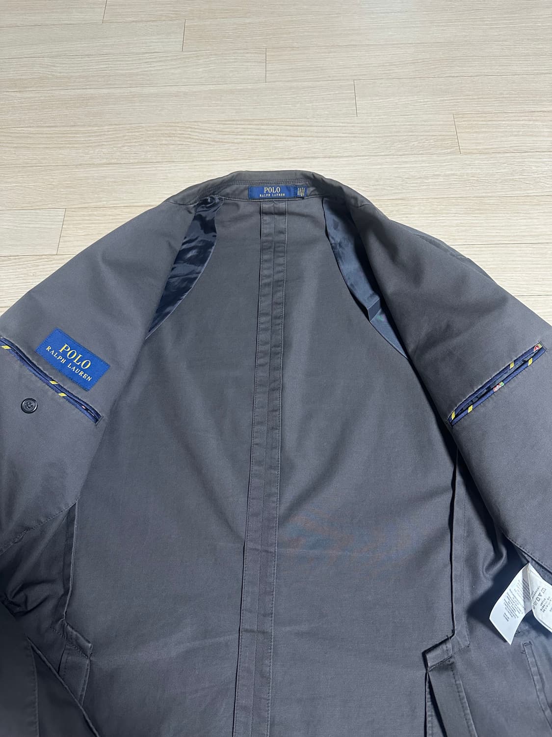 폴로 랄프로렌 코튼 수트 셋업 (차콜그레이) 상품이미지3