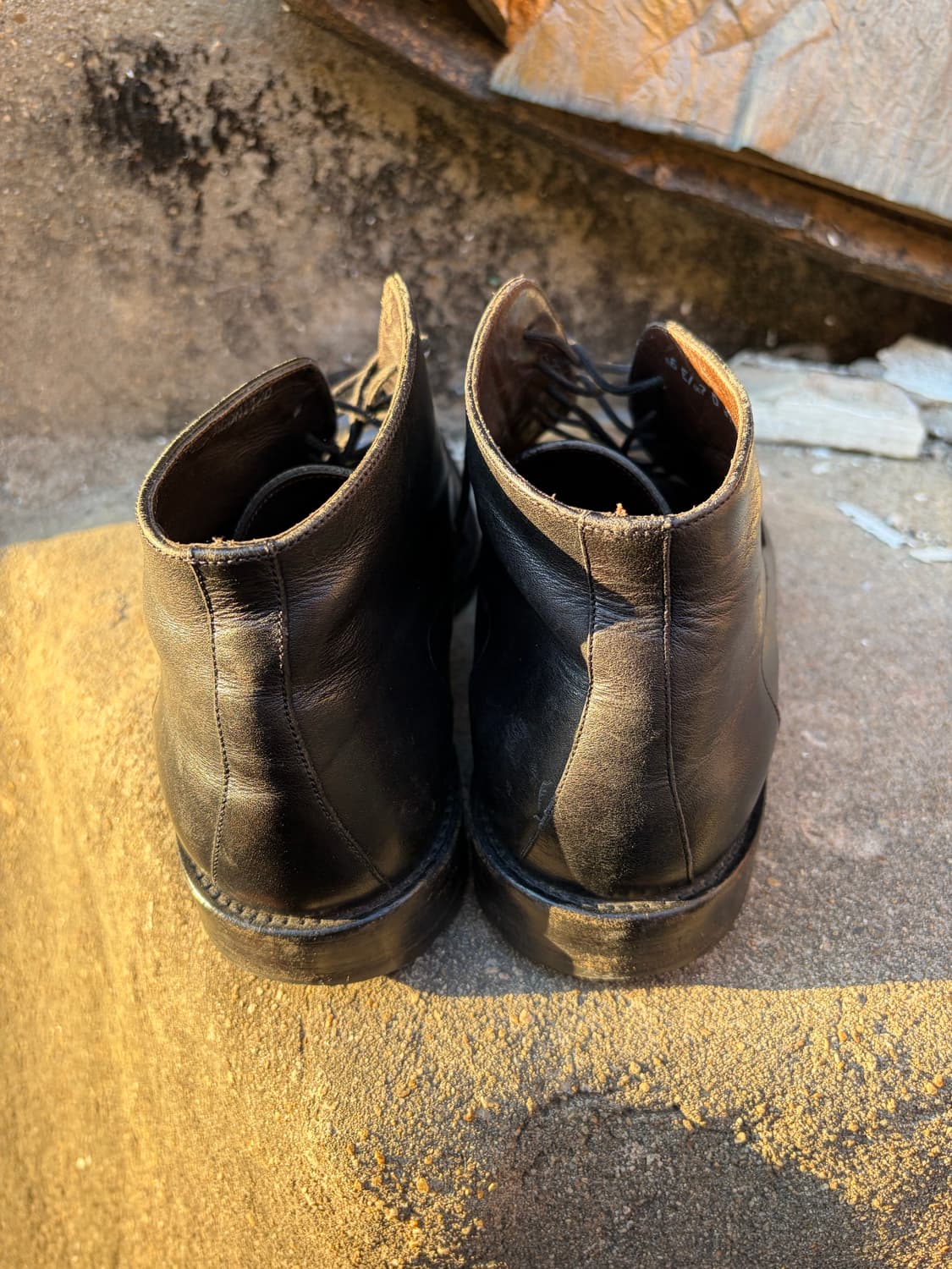 Bally 블랙 레더 처카 부츠 240  상품이미지5