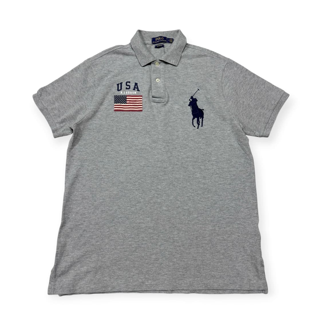 폴로 랄프로렌 빅포니 USA 성조기 PK 카라 반팔티   상품이미지1