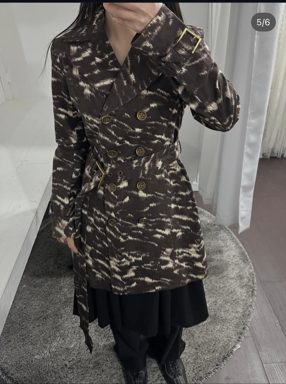 michael kors pattern belt jacket 상품이미지6