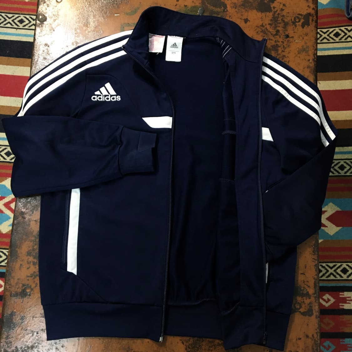 아디다스 네이비 뮌헨 집업 져지 여성 55 사이즈  상품이미지4