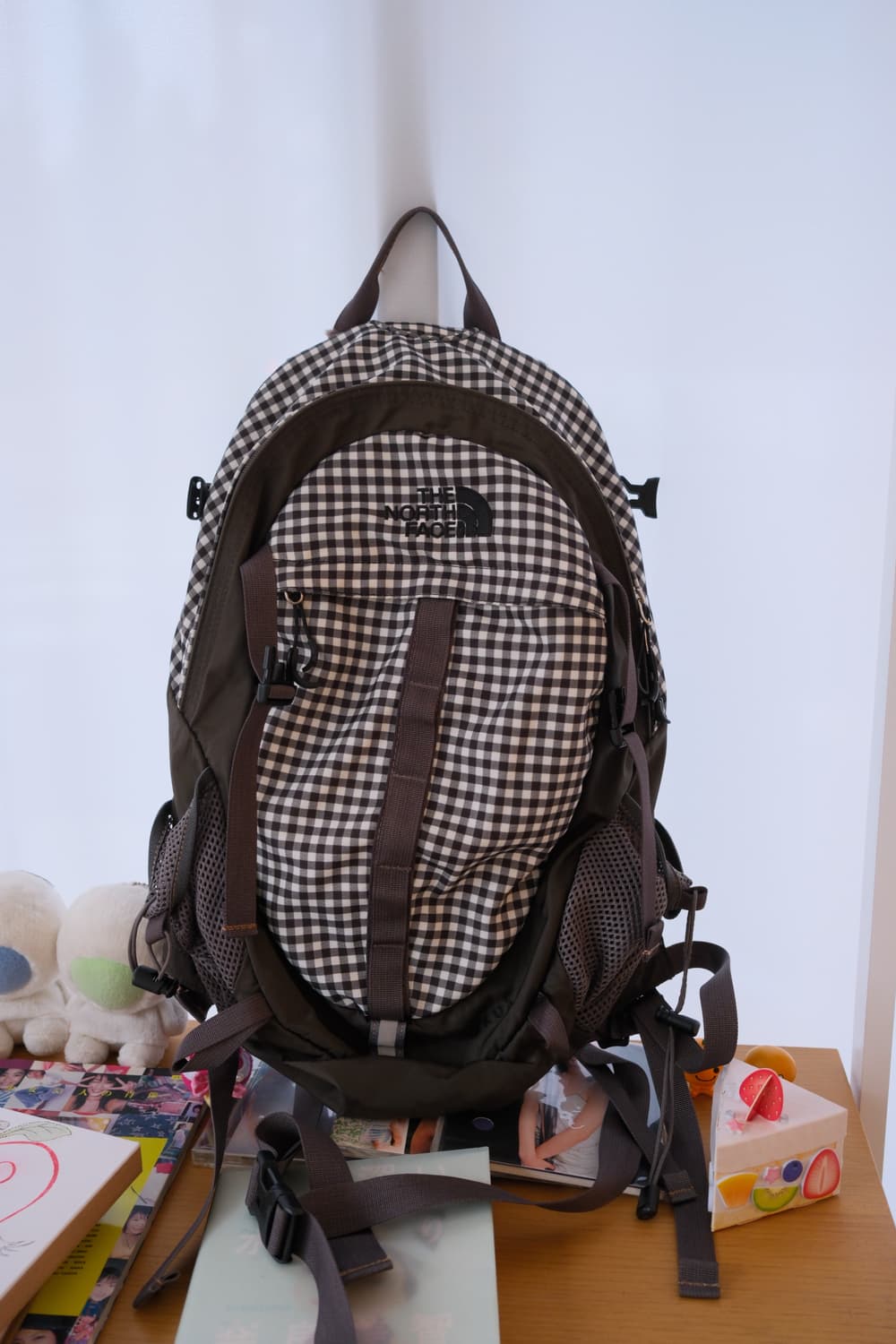 Gingham check backpack 상품이미지2