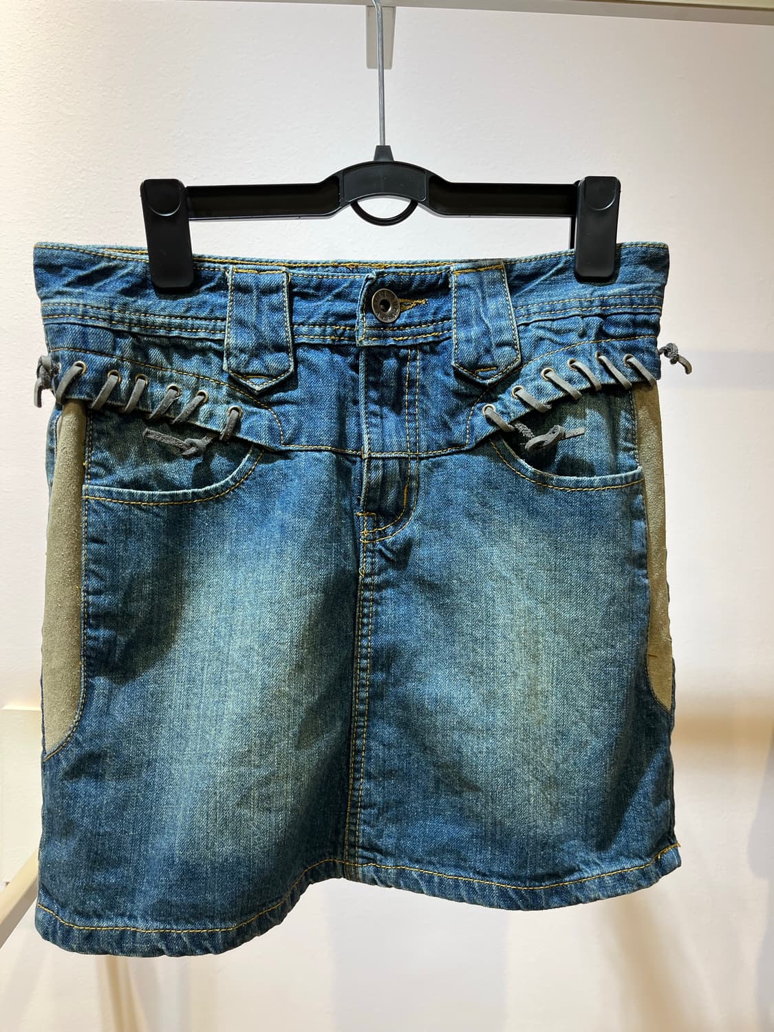 일본 데님 미니스커트 상품이미지1