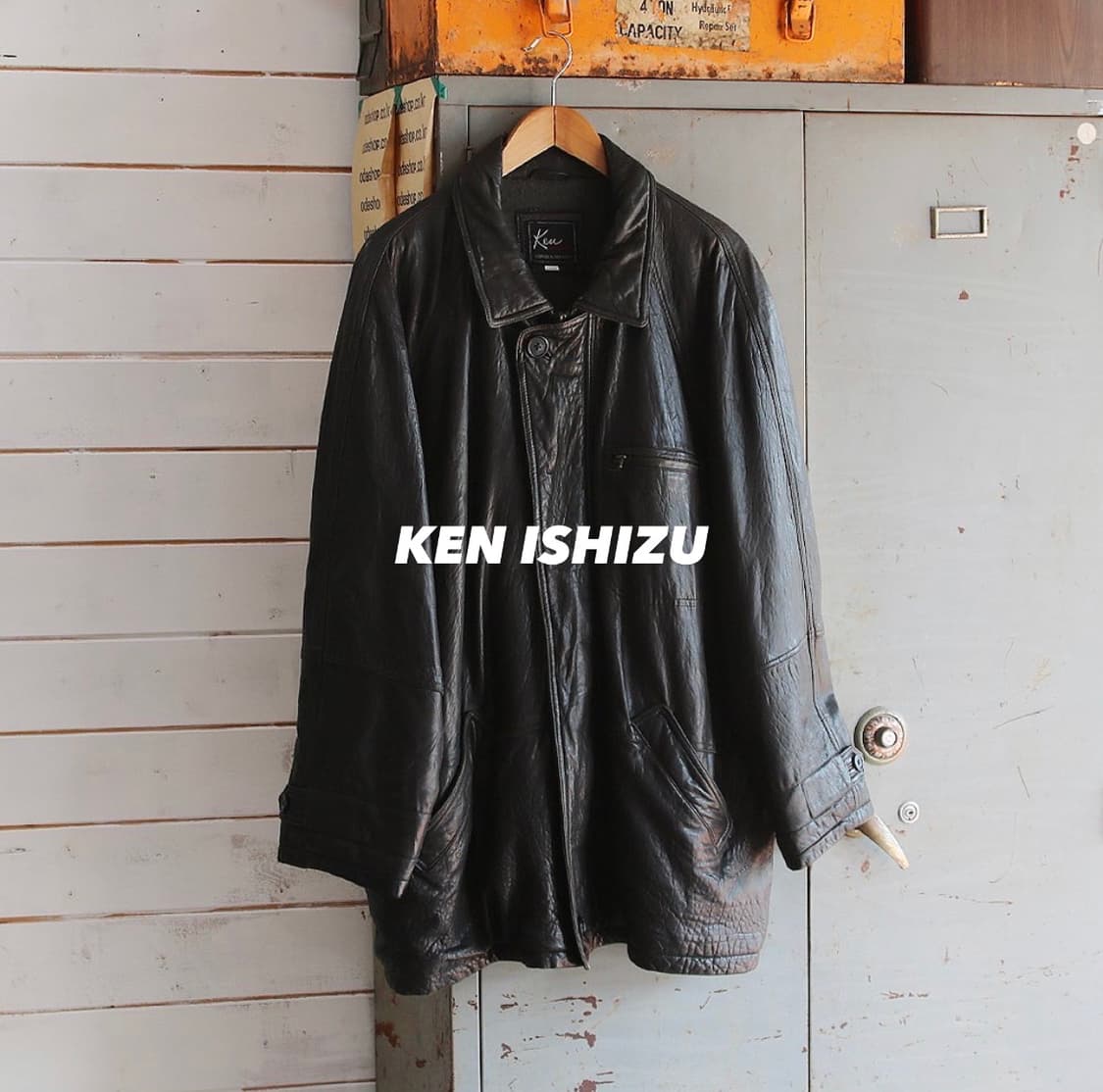 (착용컷) ken ishizu 양가죽 점퍼 (105) 상품이미지1