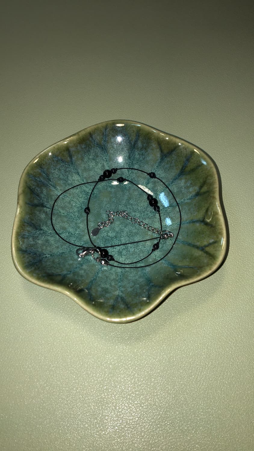 원석 비즈 끈목걸이 상품이미지3