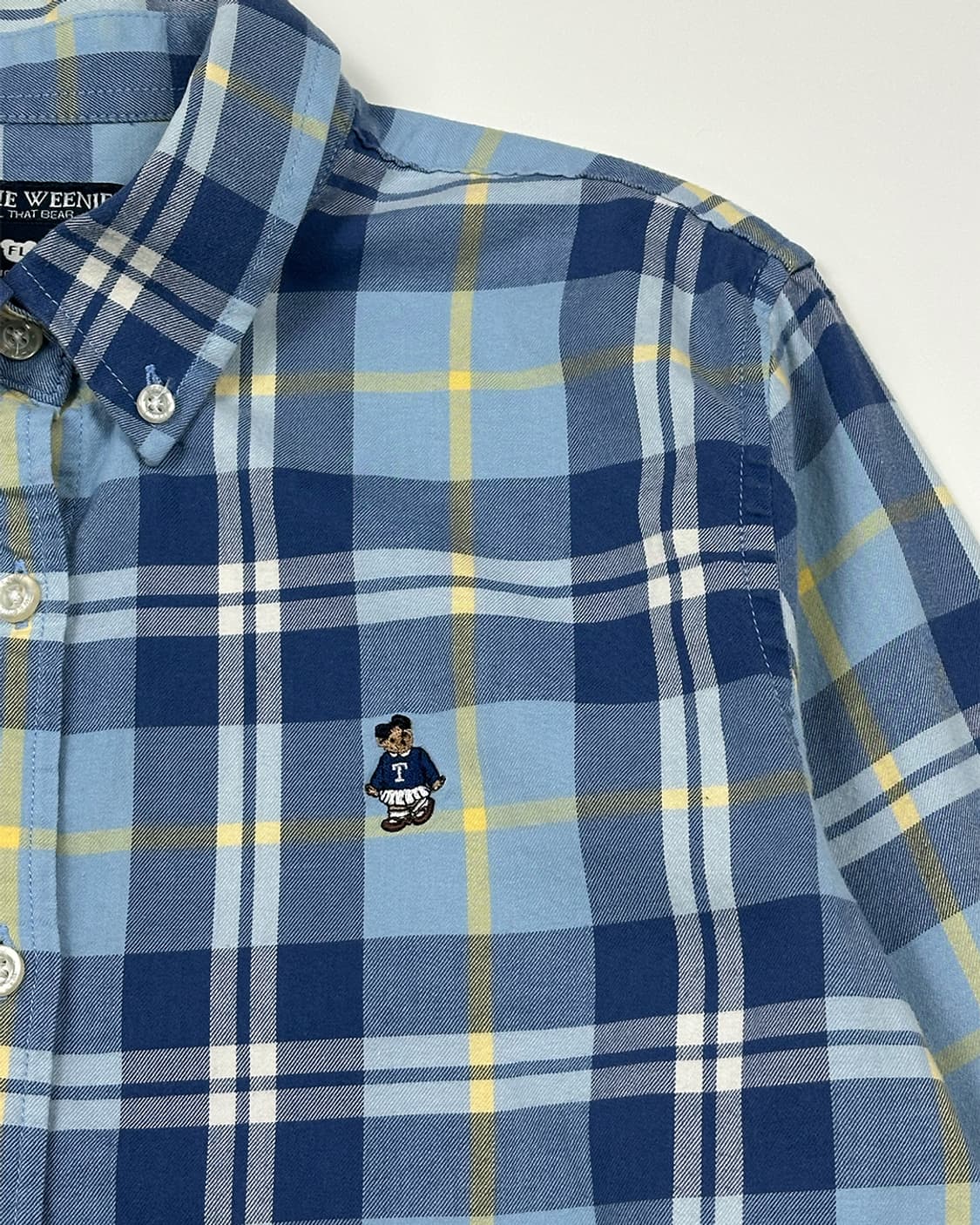 티니위니 곰돌이 체크 셔츠 상품이미지3