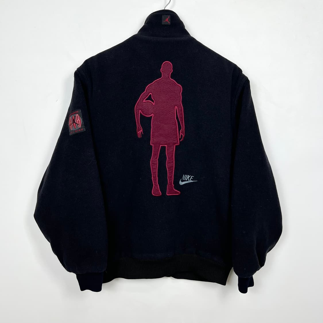 1990s NIKE 나이키 조던 빅로고 울 바시티 자켓 상품이미지1