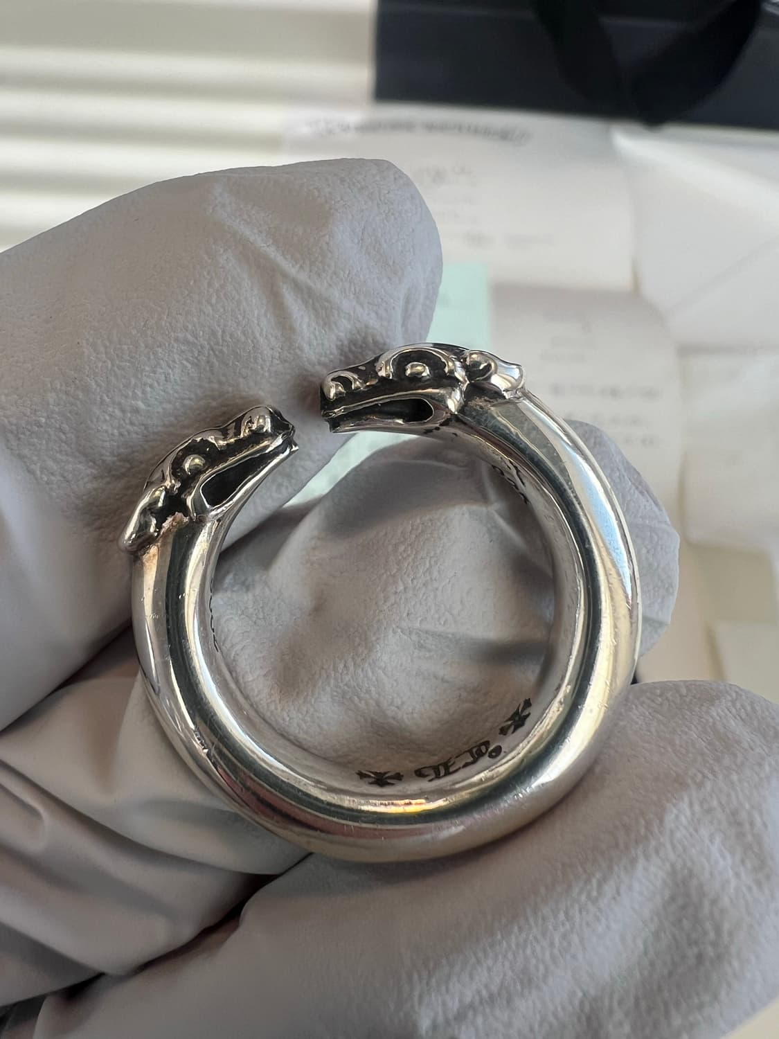 [us8] 크롬하츠 더블독링 상품이미지4