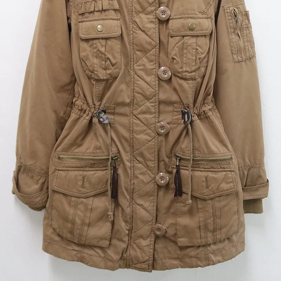 DOSCH 허리 스트링 야상 자켓 60892 상품이미지4