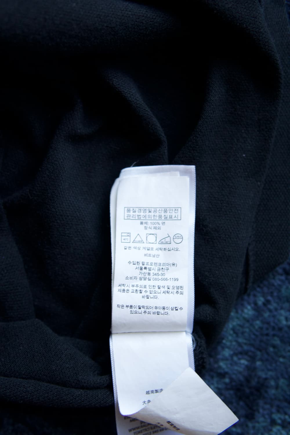 폴로 랄프로렌 블랙 카라티 반팔 남성 XL 상품이미지3