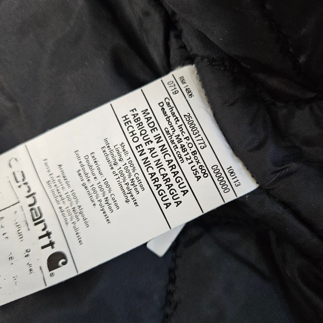 칼하트 퀼팅 베스트 조끼 남자100 상품이미지8