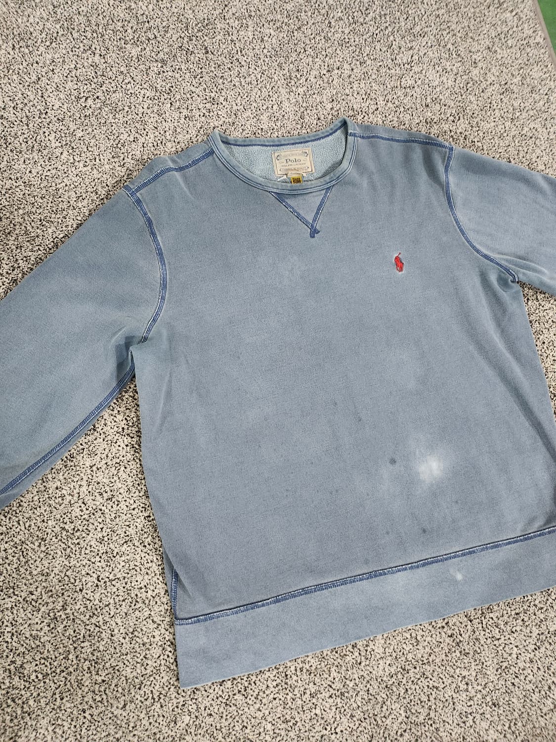 폴로 랄프 로렌(Polo Ralph Lauren) 스카이 블루 스웨트셔츠 상품이미지1