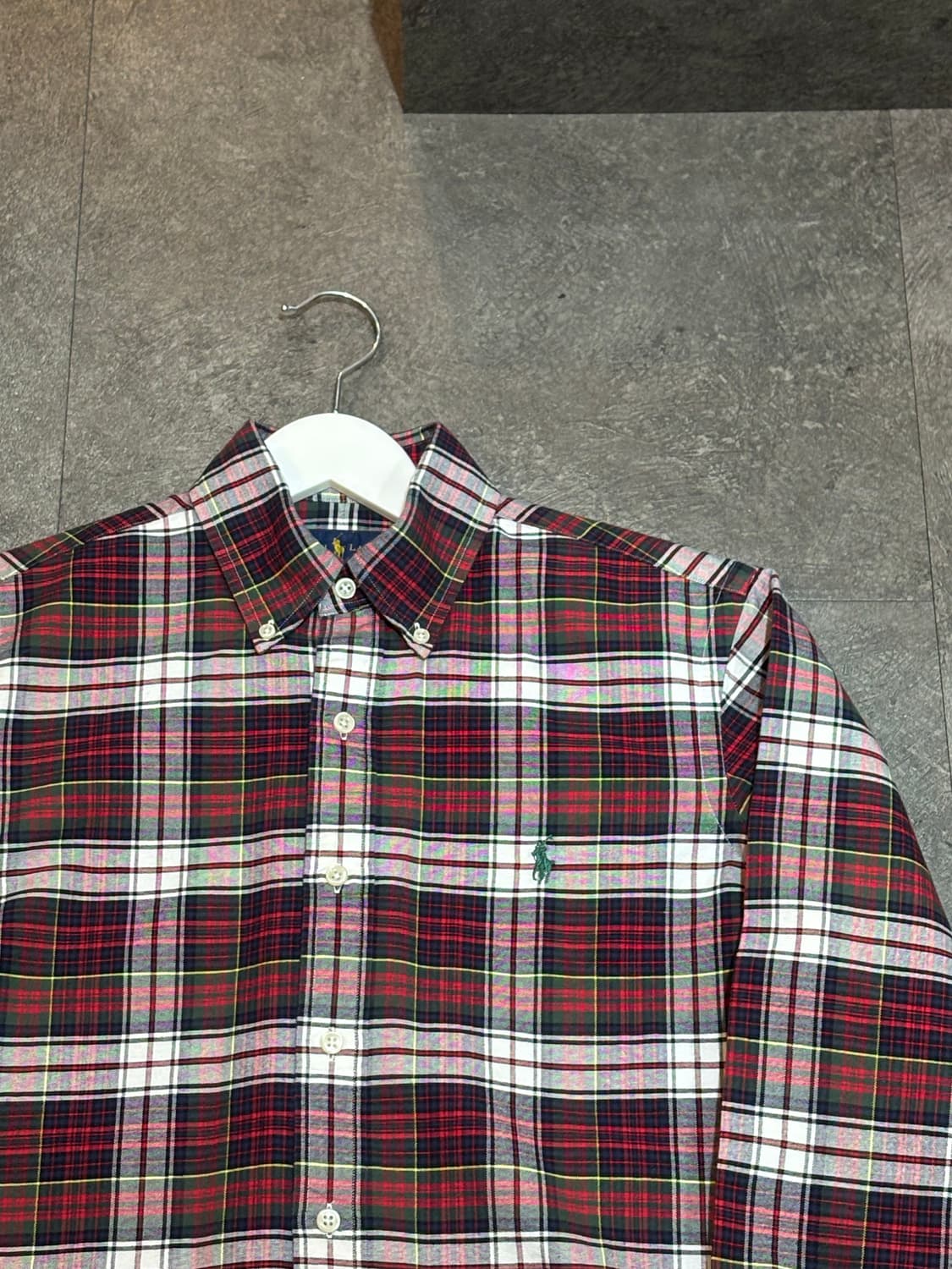 폴로 랄프로렌 체크 남방 셔츠 S 상품이미지4