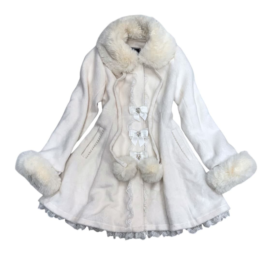 마즈 달천깔 화이트 코트 상품이미지1