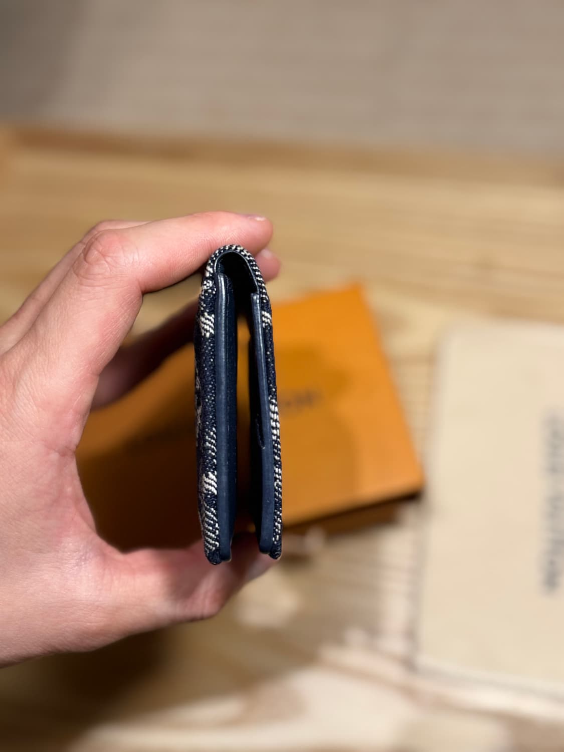 루이비통 오거나이저 테피스트리 데님 한정판 카드지갑 상품이미지6