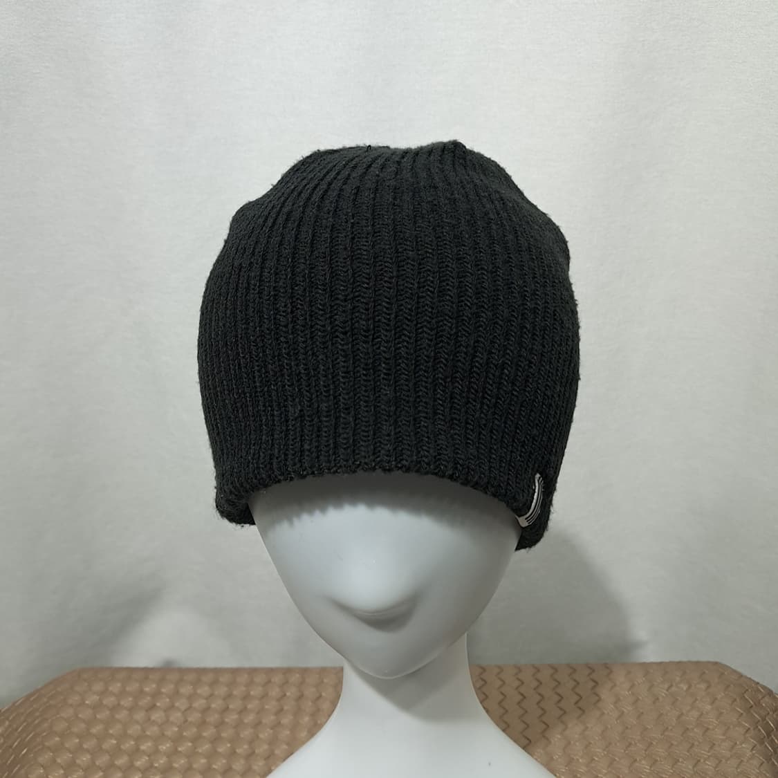 대만판 아디다스 블랙 골지 3-스트라이프 포인트 쇼티 비니 P2010 상품이미지3