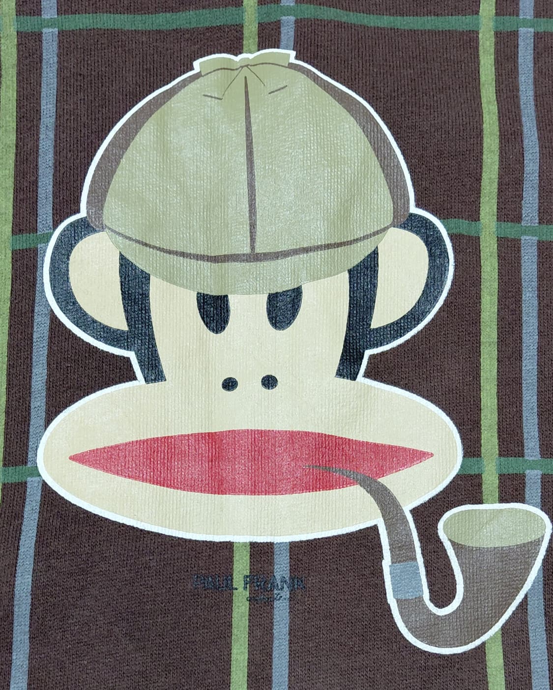 폴 프랭크(Paul Frank) 셜록 홈즈 줄리어스 체크 후드티 L 상품이미지2