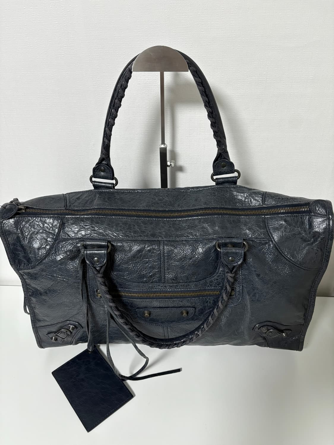 발렌시아가 워크 모터백 다크네이비 상품이미지7