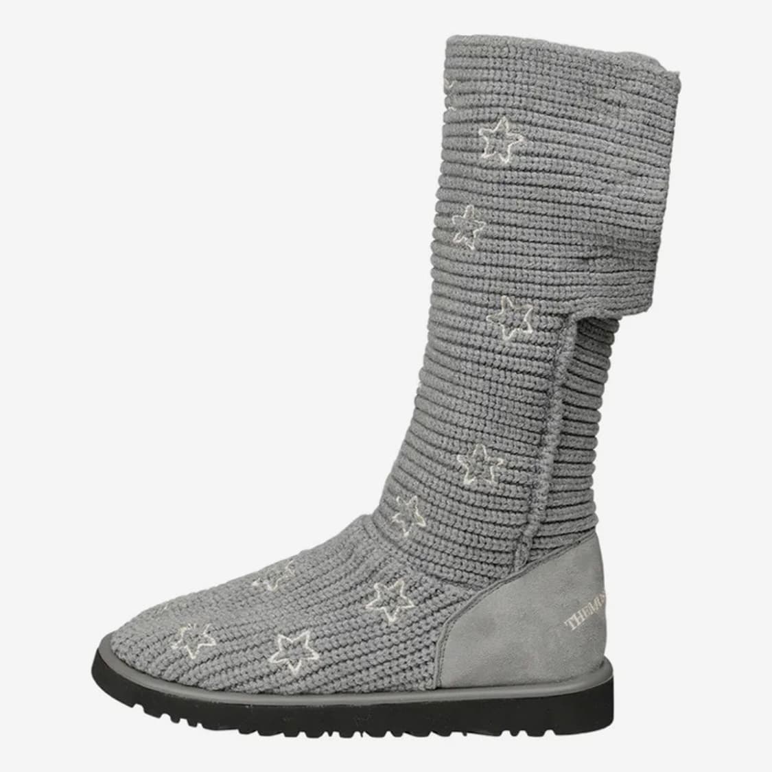 더뮤지엄비지터 스타 니트 롱 부츠 그레이 어그 카디부츠 상품이미지1