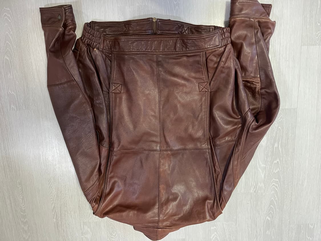 이태리 양가죽 빈티지 봄버 XL 상품이미지4