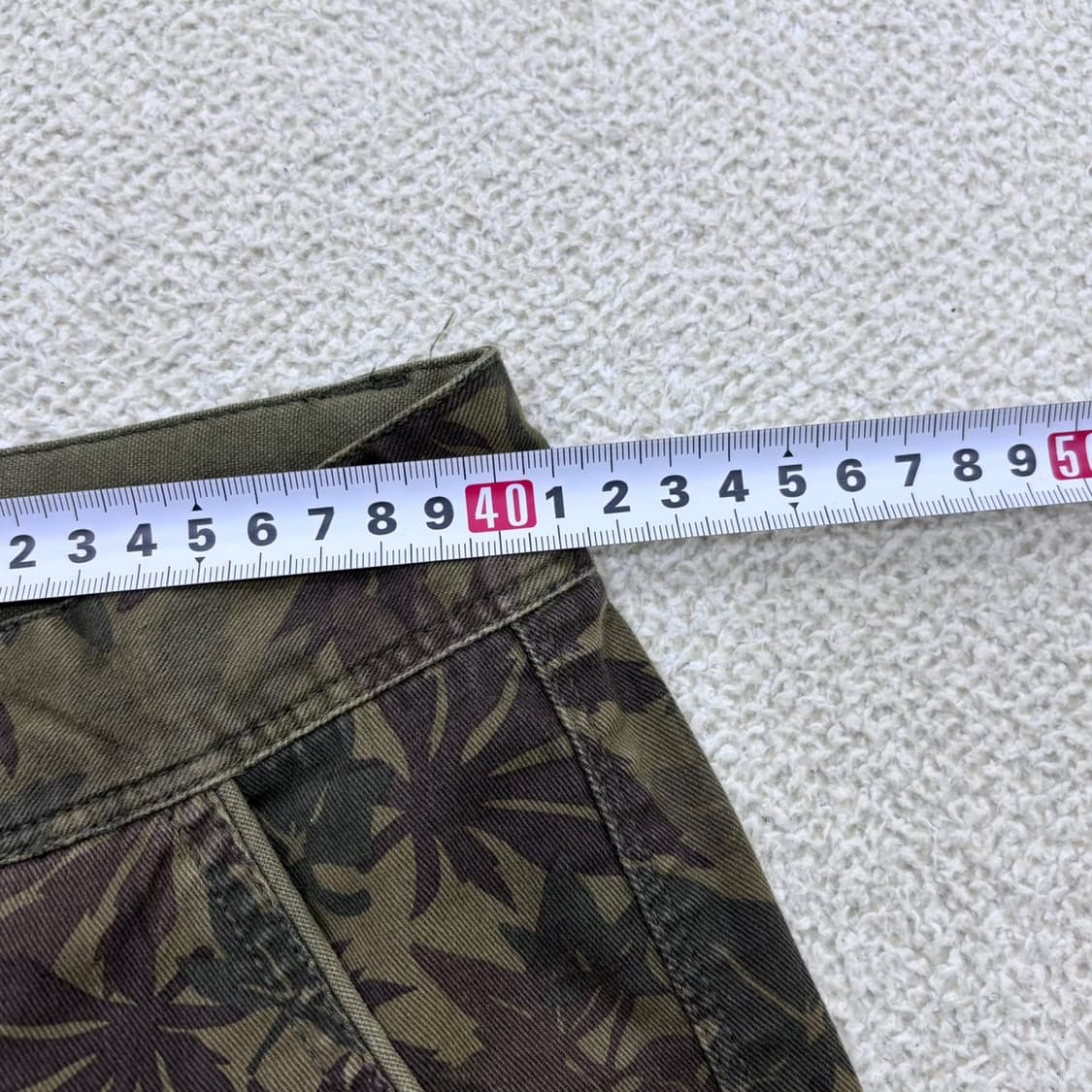 L 써스데이 아일랜드 나뭇잎 프린트 카고 팬츠 0506E 상품이미지7