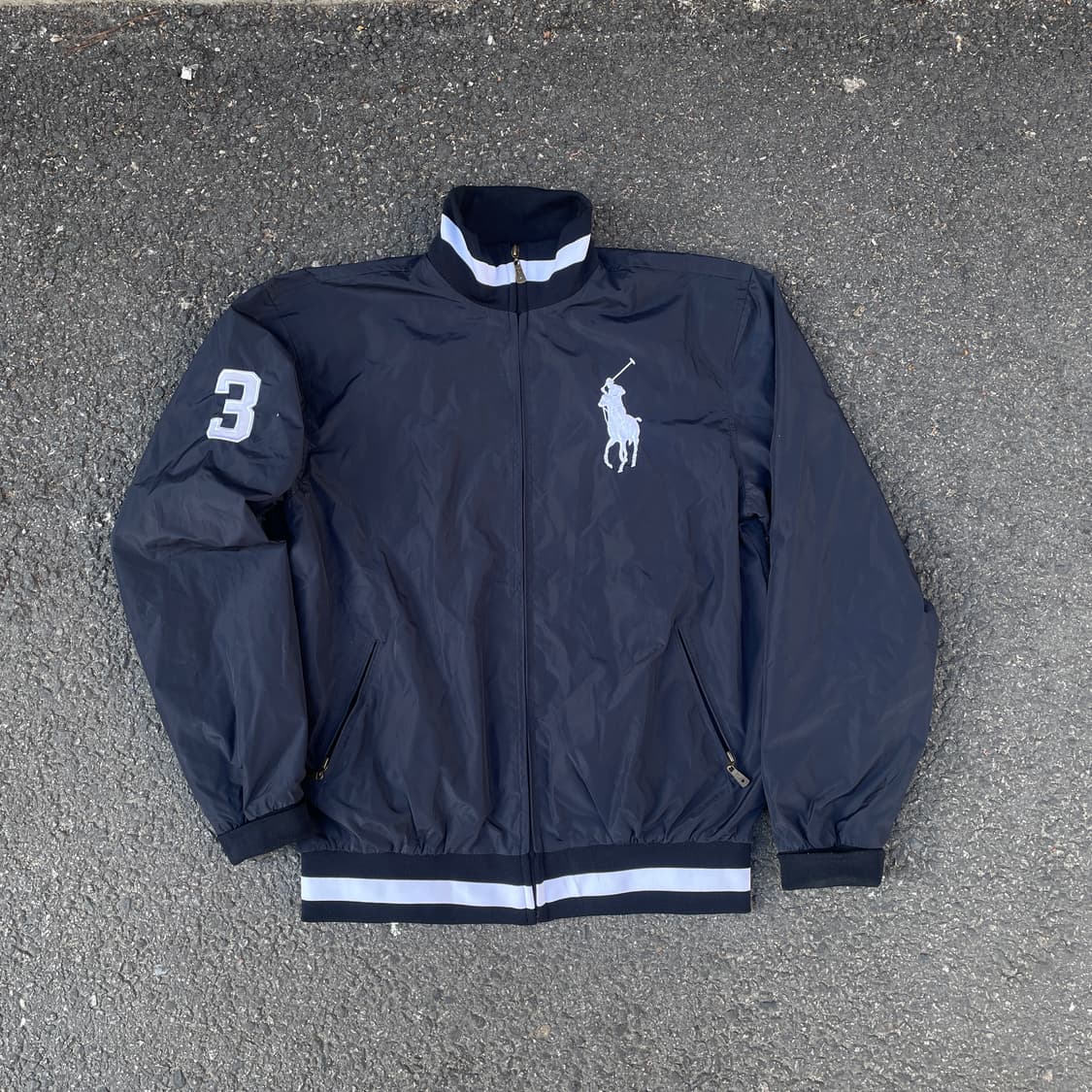 90s 폴로 빅포니 대대장 바람막이 트랙자켓 XL 상품이미지2
