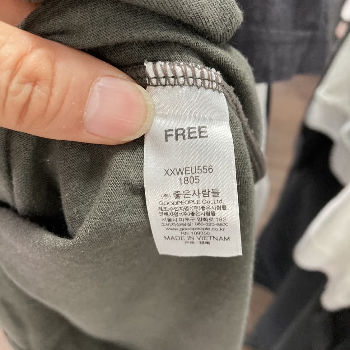 BODYGEAR 여성 롱반팔 카키 F 상품이미지5