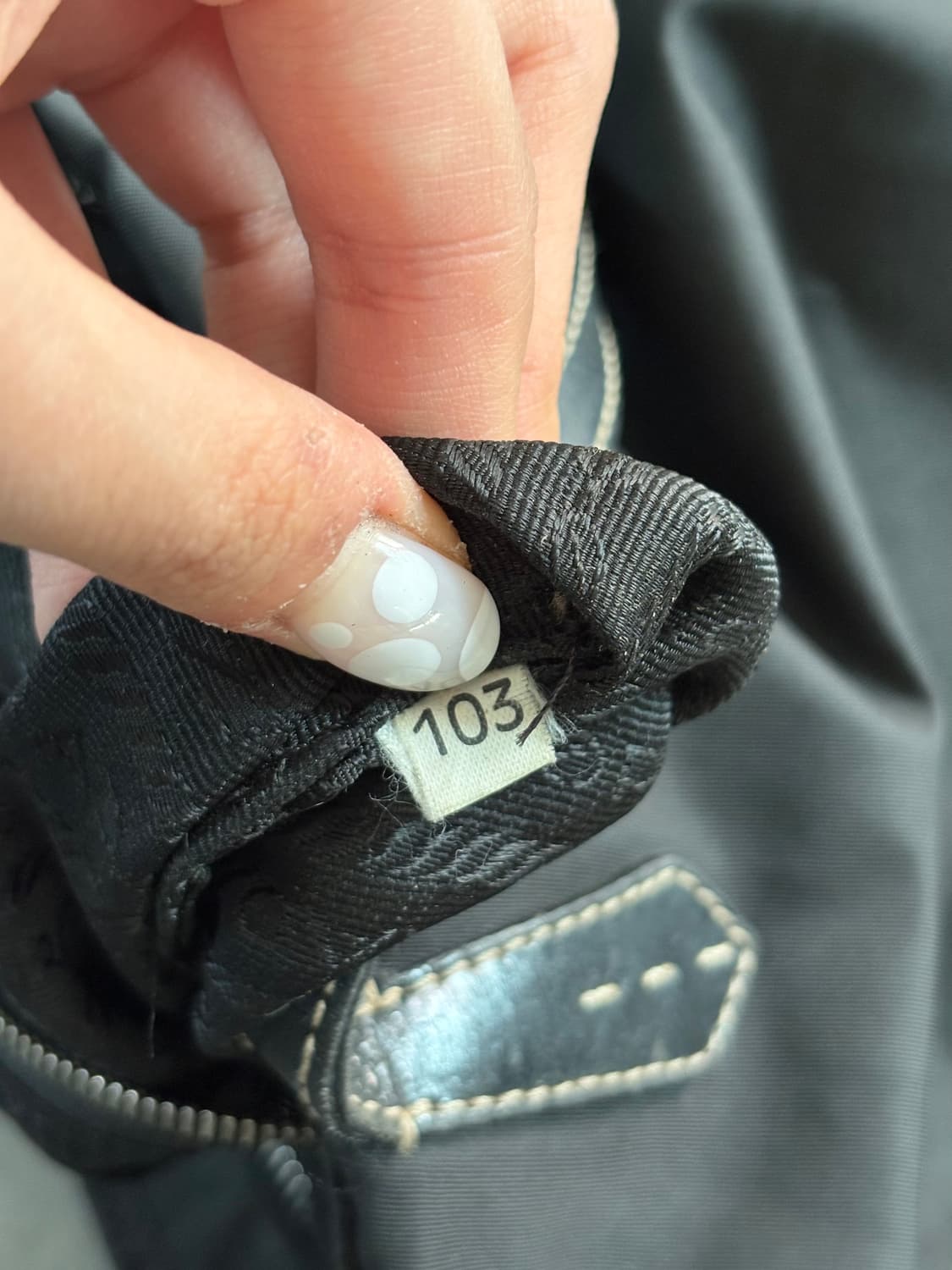 Prada 프라다 포코노 나일론 레더 토트백 상품이미지8