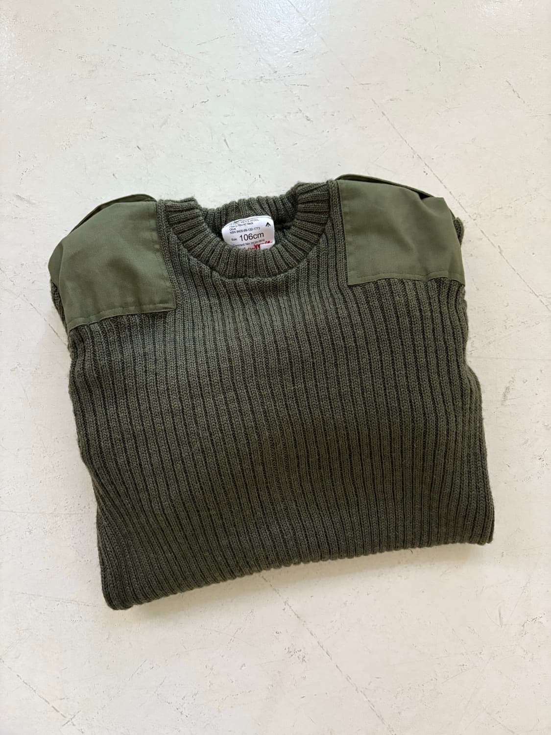80's British Army Wool Sweater. 상품이미지1