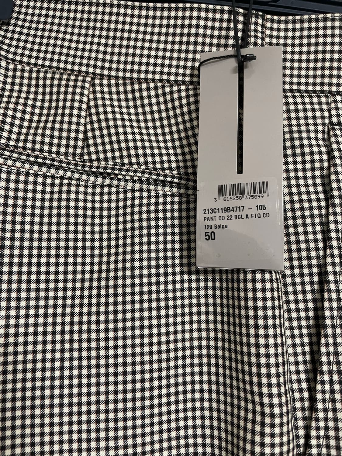 디올 남성 체크 슬랙스 팬츠 상품이미지2