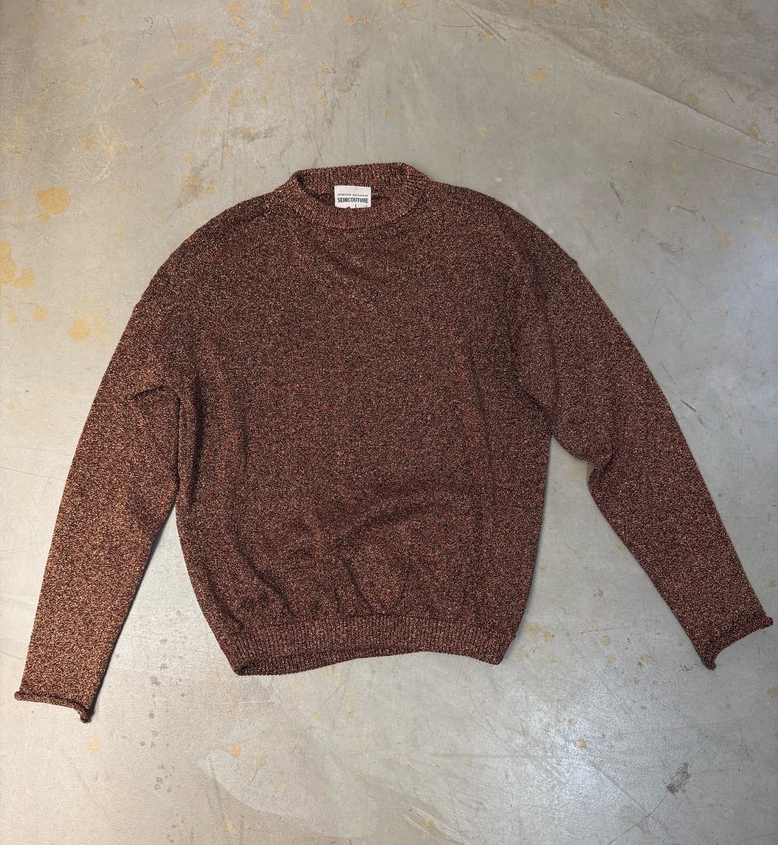 Semi-Couture metallic knit top 상품이미지2