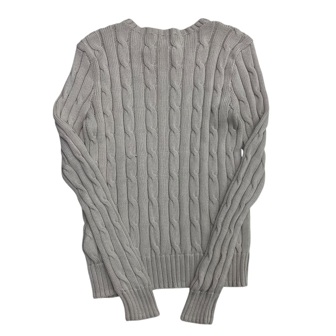 폴로 랄프로렌 화이트포니 라이트베이지 꽈배기 니트 S 상품이미지3