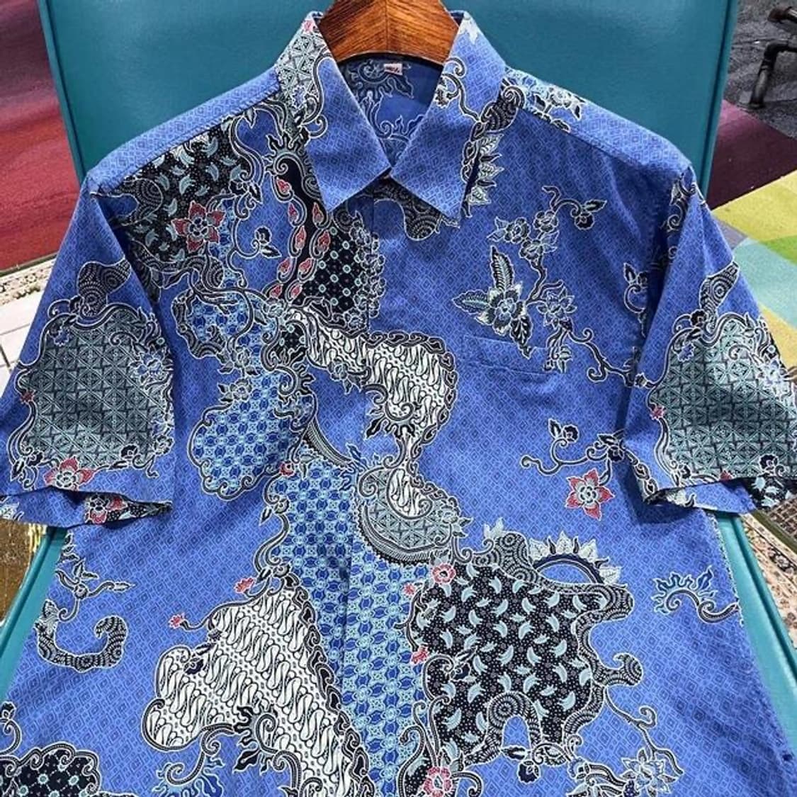 바틱 하와이안 셔츠 (M)  상품이미지2