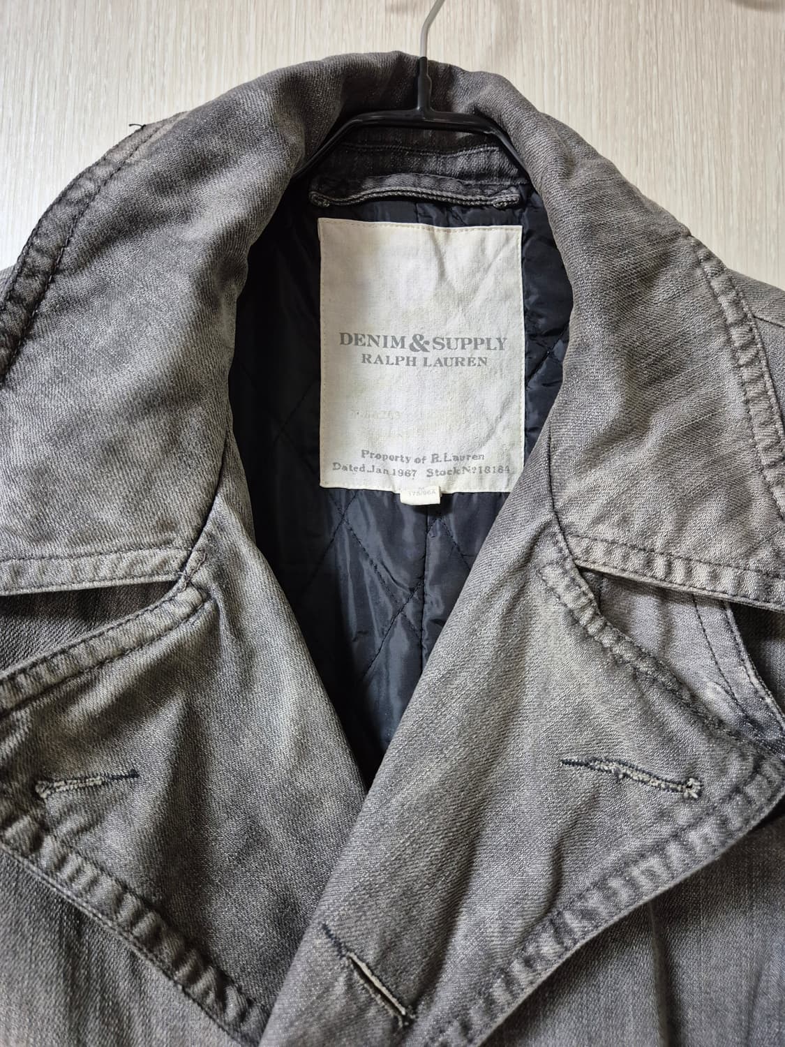 폴로 데님앤서플라이 랄프로렌 피코트 자켓 M 상품이미지3