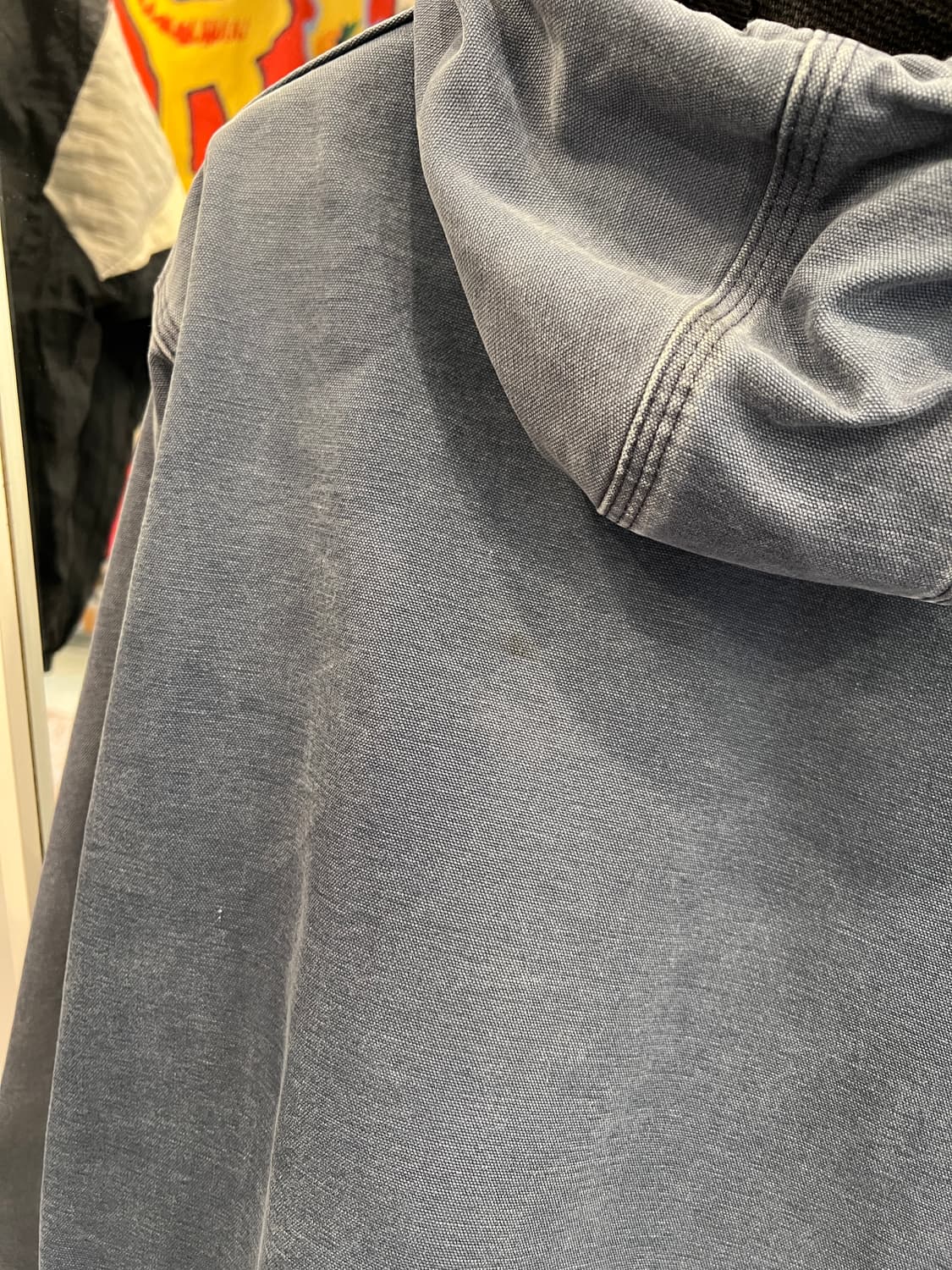 00s Carhartt 칼하트 덕 액티브 페이딩 후드 워크 자켓 상품이미지7