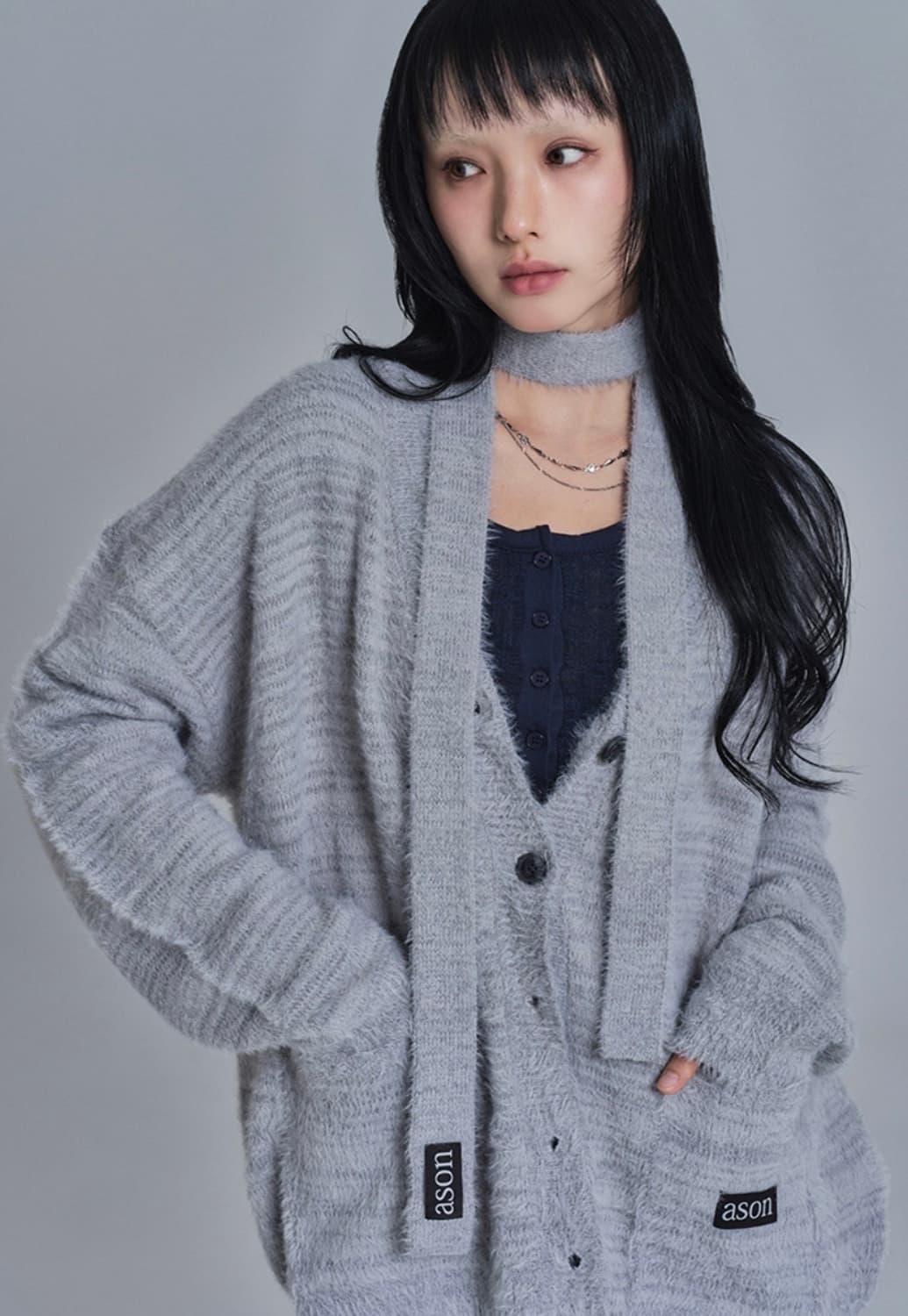 애즈온 루카가디건 상품이미지1