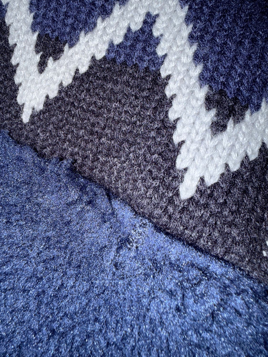 L) 디스이즈네버댓 니트 패널드 후리스 상품이미지4