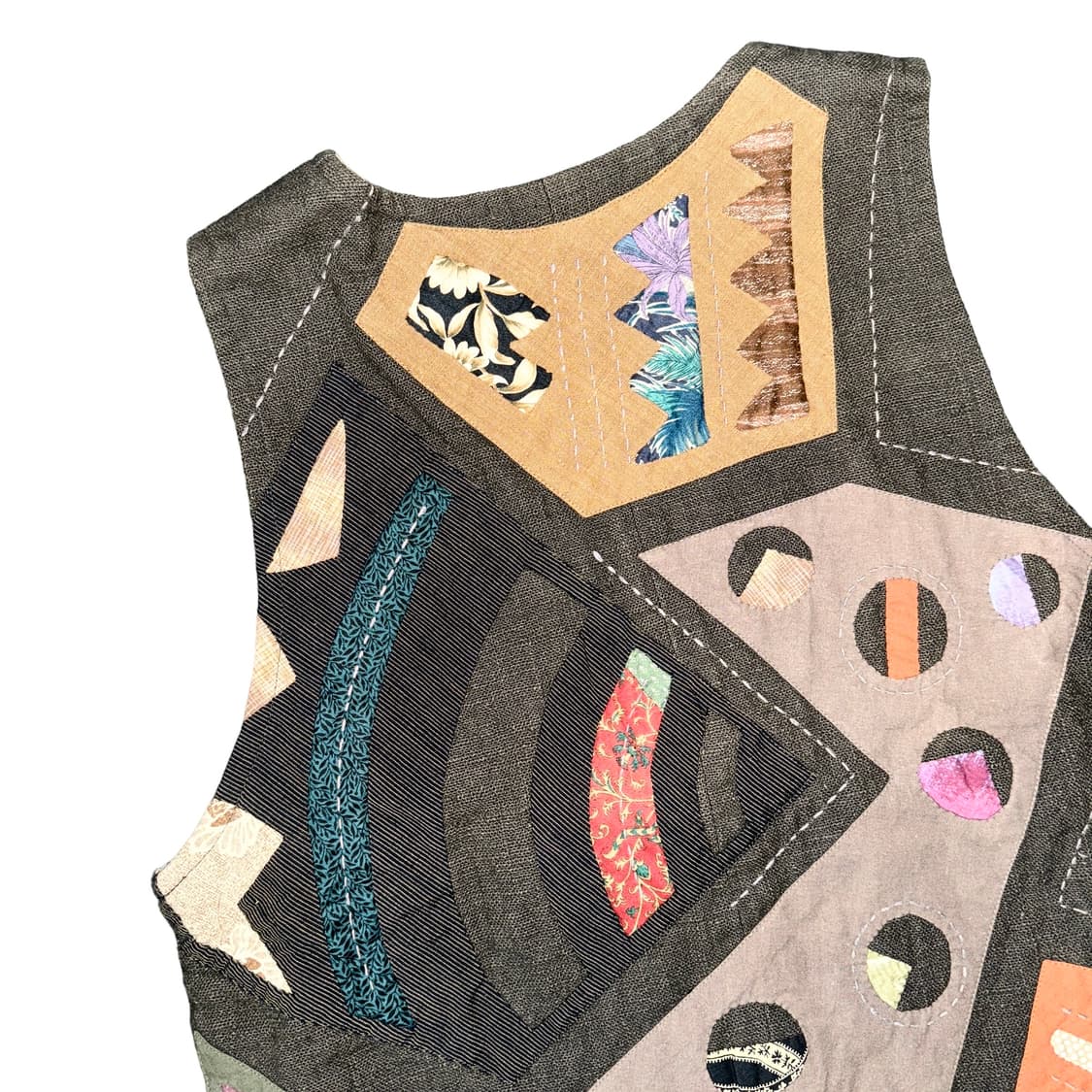 Vintage Patchwork Vest 상품이미지5