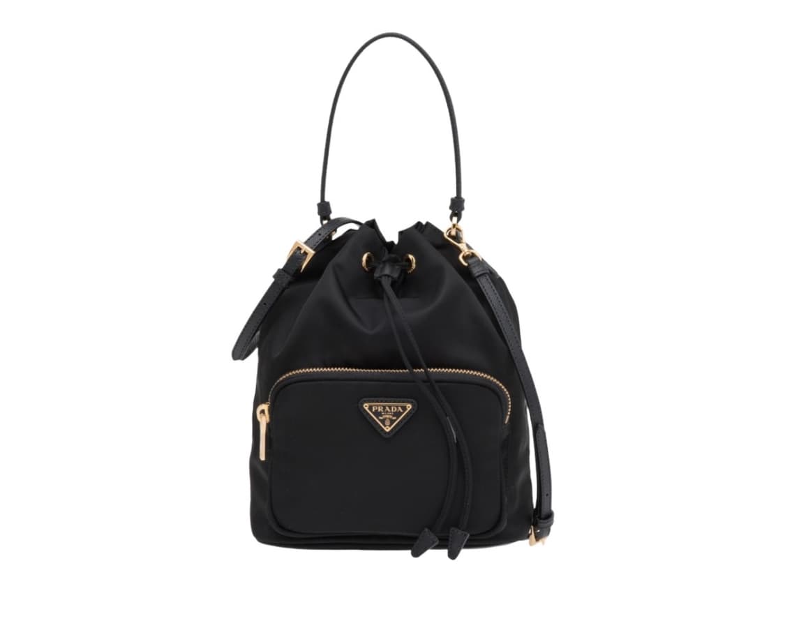 프라다 듀엣 리나일론 숄더백 블랙 상품이미지1