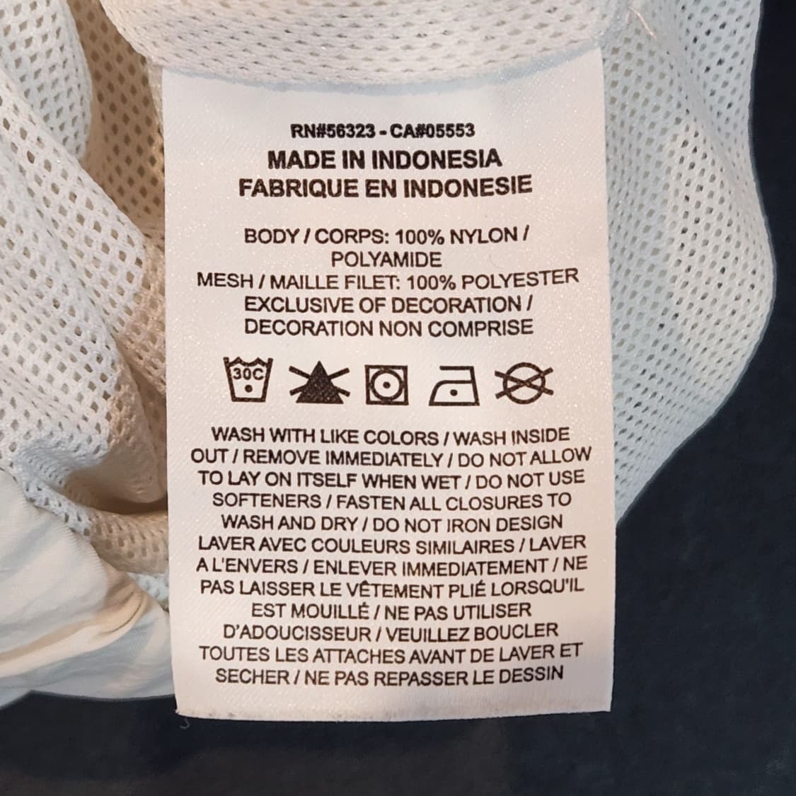 나이키 화이트 바람막이 (S) 상품이미지4