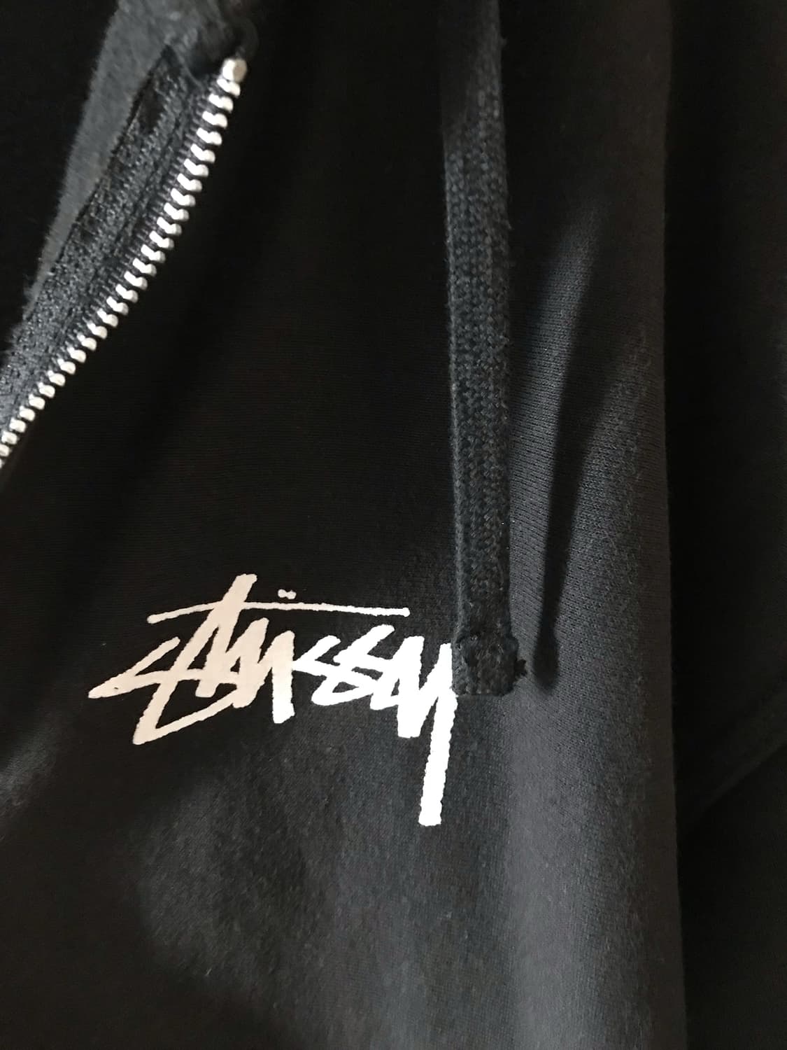 스투시 빅 시티 후드 집업 블랙 상품이미지2