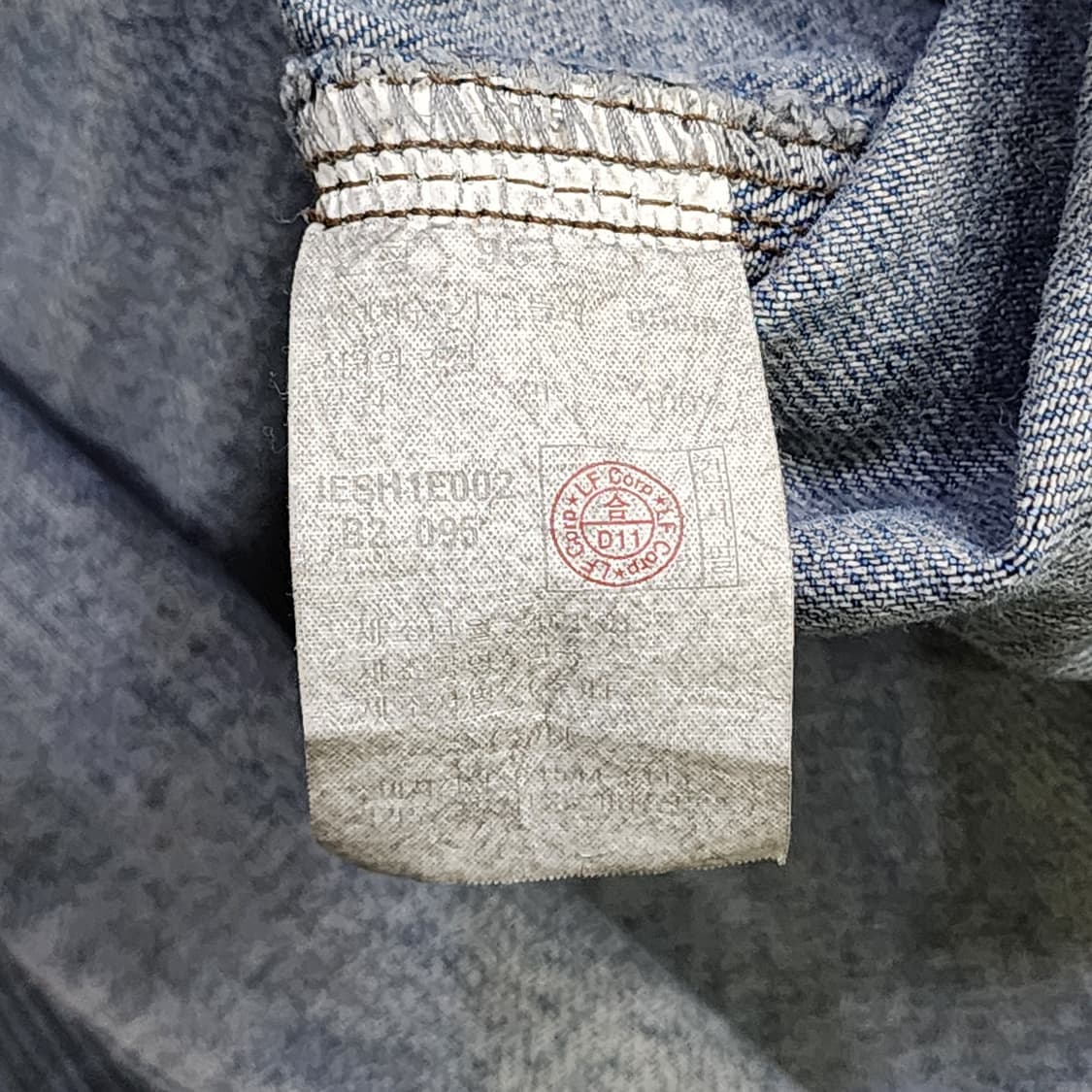 [L] ILCORSO 워싱 데님 셔츠자켓 상품이미지5