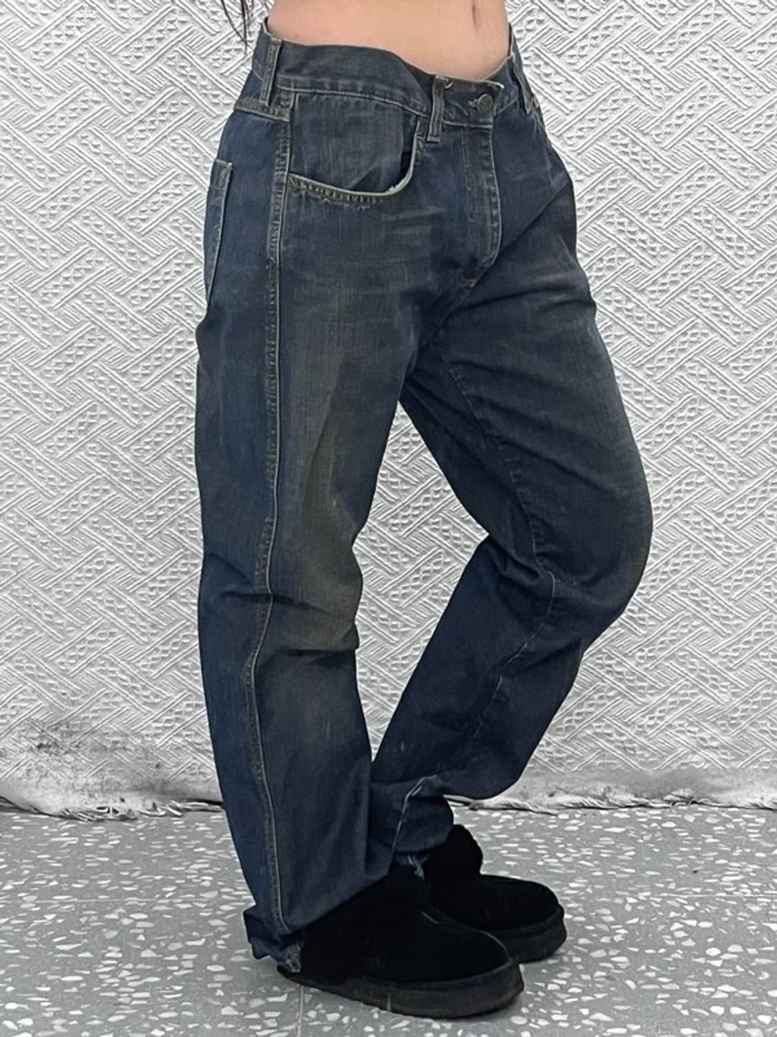 캘빈클라인 올드스쿨 빈티지 세미 와이드 데님팬츠 33인치 C09217 상품이미지2